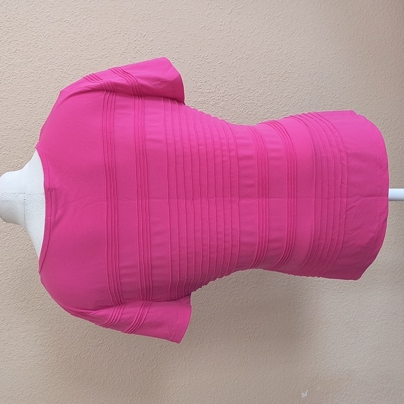 Calvin Klein Short Sleeve Textured Top/Blouse Size XL - Picture 3 of 8